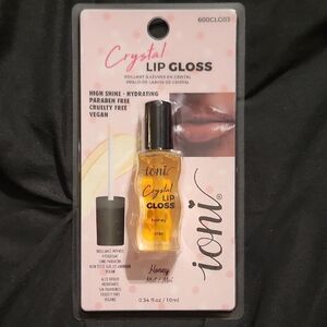 ioni Crystal Lip Gloss - Honey (Clear Gold Shine)